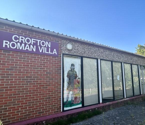 Photo of the exterior of Crofton Roman Villa.