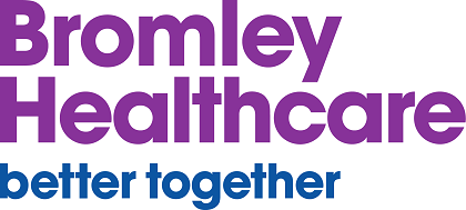 Bromley Healthcare better together logo.