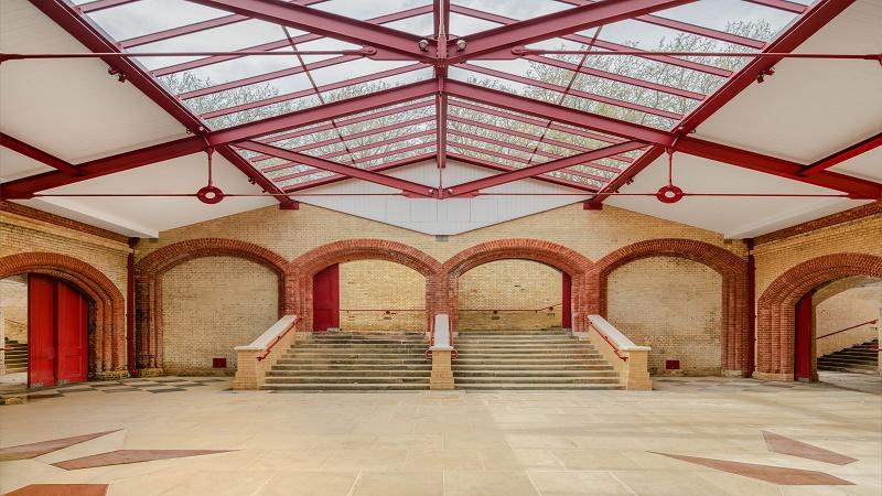 Photo of the Crystal Palace Park Subway following major restoration works.